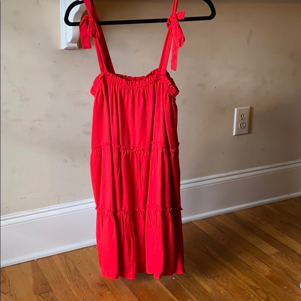 Red dress